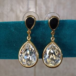 Trifari Crystal Drop earrings